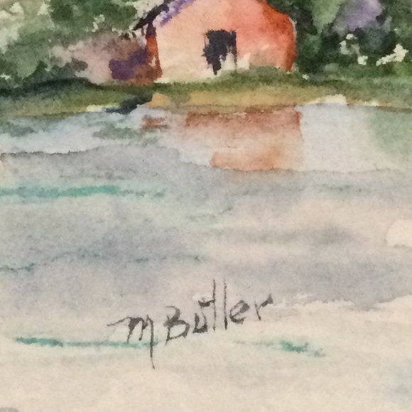 2 Small Orig. Watercolors by Myra Butler - Picture 3 of 8